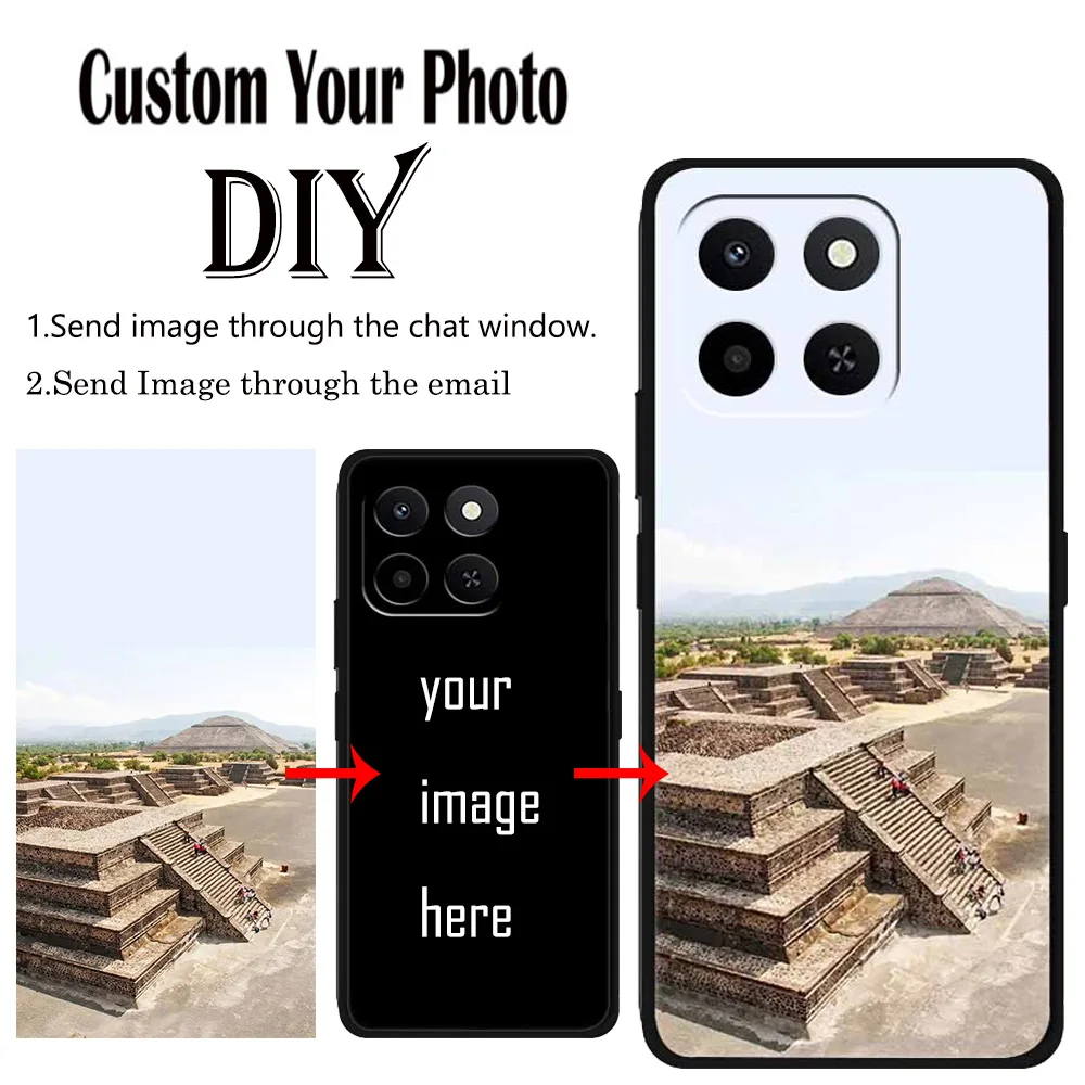 لتقوم بها بنفسك صور شخصية IMD حافظة مضادة للصدمات لهاتف Honor X6B X6C X6A X7D X7C X8C X8B X8A X8 5G X6 غطاء سيليكون ناعم صورة خلفية من البولي يوريثان #1