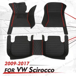 Custom Car floor mats for Volkswagen VW Scirocco 2009 2010 2011 2012 2013 2014 2015 2016 2017 auto foot Pads automobile carpet
