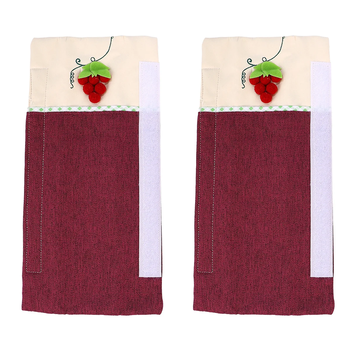 

Refrigerator Handle Cover Grape Design Decorative Kitchen Appliance Cover Soft Touch Protector for Fridge Oven Microwave Door