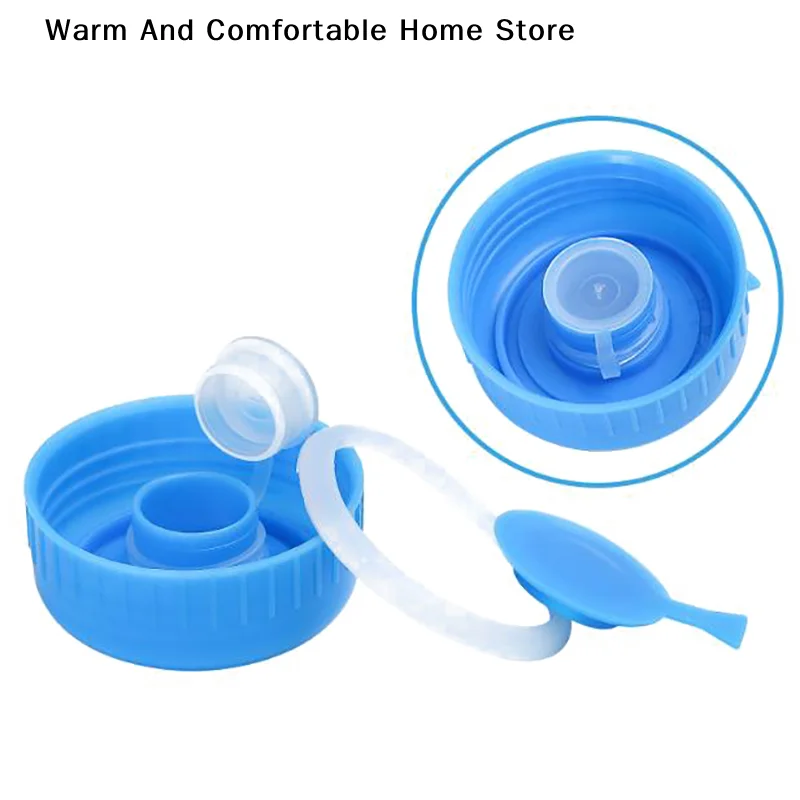 【SE】1Pcs Non Spill Caps Replacement Non-Spill Water Jug Caps Reusable Water Bottle Snap On Cap Anti Splash Peel