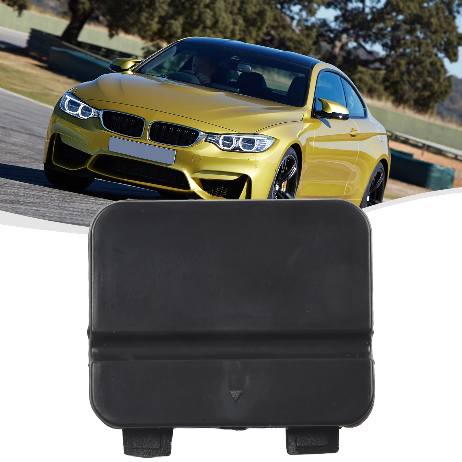 Tow Hook Eye Cover Cap for Rear Bumper of For BMW E90/E91 Suitable Replacement Part for Models 328i/335i (09 11)