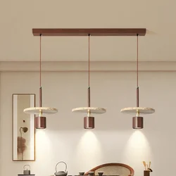 Wabi Sabi Travertine Pendant Light for Kitchen Island Natural Stone Marble Chandelier Dining Bedroom Living Room Hanging Lamp