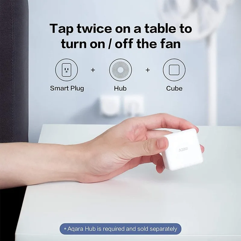 Aqara Magic Cube Controller Zigbee Version Controlled By Six Actions App Mi Home For Xiaomi Mijia Smart Home Device Smart Socket