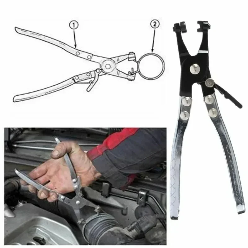 Imagem -06 - Grampos de Mangueira para Carro Caminhão Mola Clipes Combustível Óleo Água Mangueira Clip Tubo de Tubulação Braçadeira Fixador 1pc Braçadeira Alicates 165 Pcs mm 22 mm