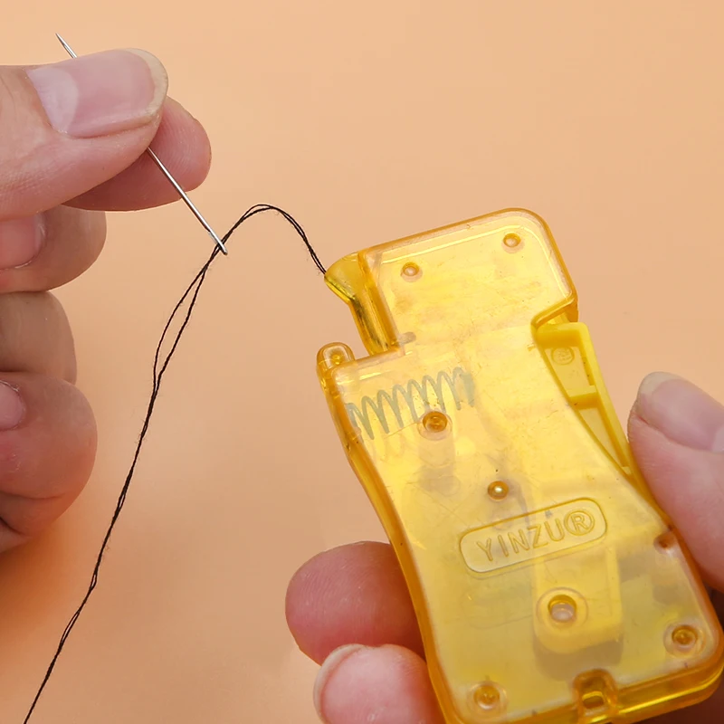 Automatic Needle Threader Simple Threader Needle DIY Stitch Insertion Tool Sewing Crafting Kit For Adult Old Kids Housewife