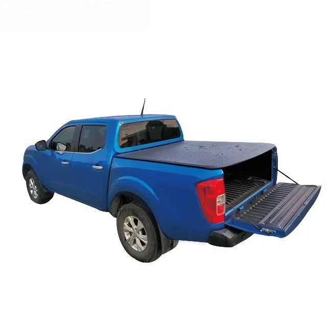 

Easy Installation Pickup Truck Parts Black Aluminum Alloy Double Manual Pickup Truck Bed Cover