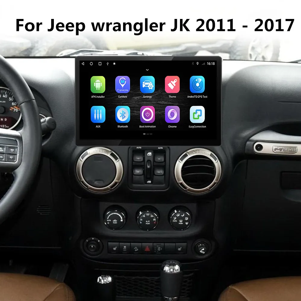 

For Jeep wrangler JK 2011 - 2017 Android Car Radio 2Din Stereo Receiver Autoradio Multimedia Player GPS Navi Head Unit Screen