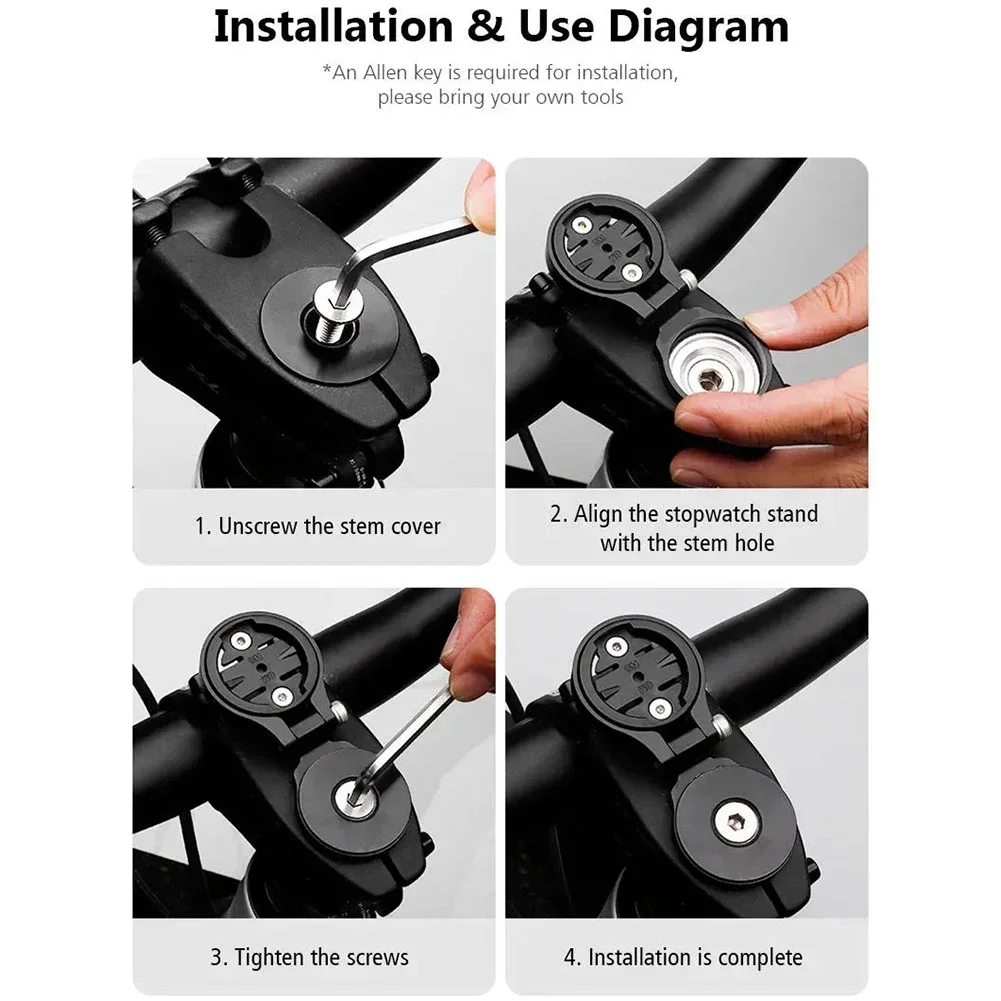 Out Front Road Mountian Bike Stem Handlebar Adjustable Mount for Garmin Edge Wahoo Elemnt Bryton IGPSPORT XOSS Magene