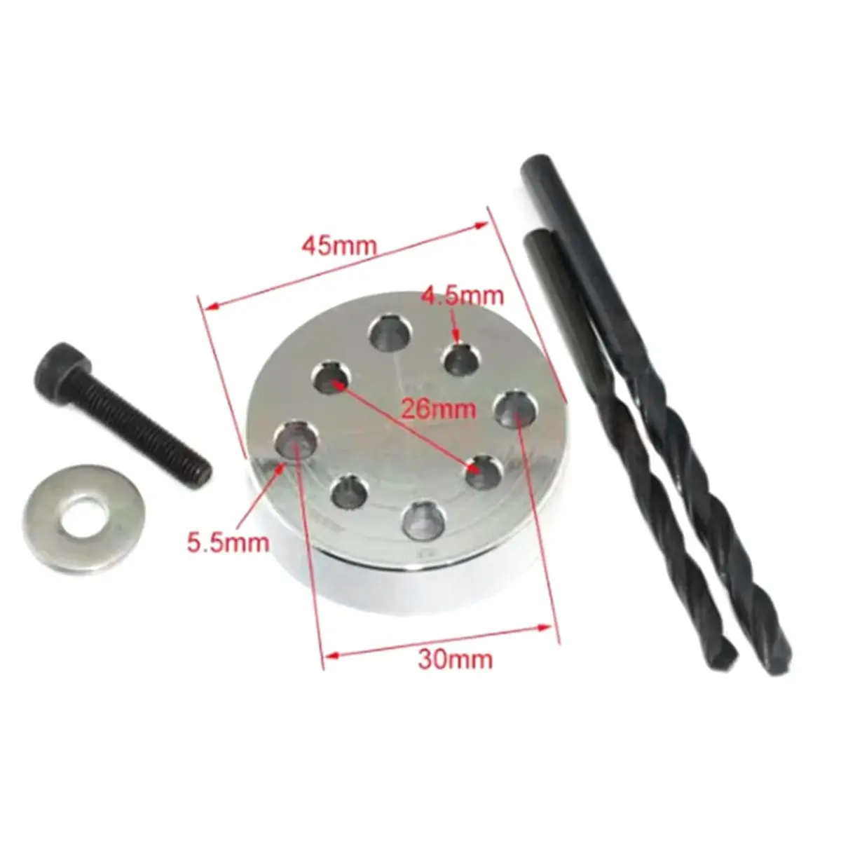 【UPGRADED VERSION】RC Airplane Wood Propeller Drill Guide Jig for DLE85/55 170/222 DA50/85/100/150 EVO54 DA100 EME120 3W100 Engin