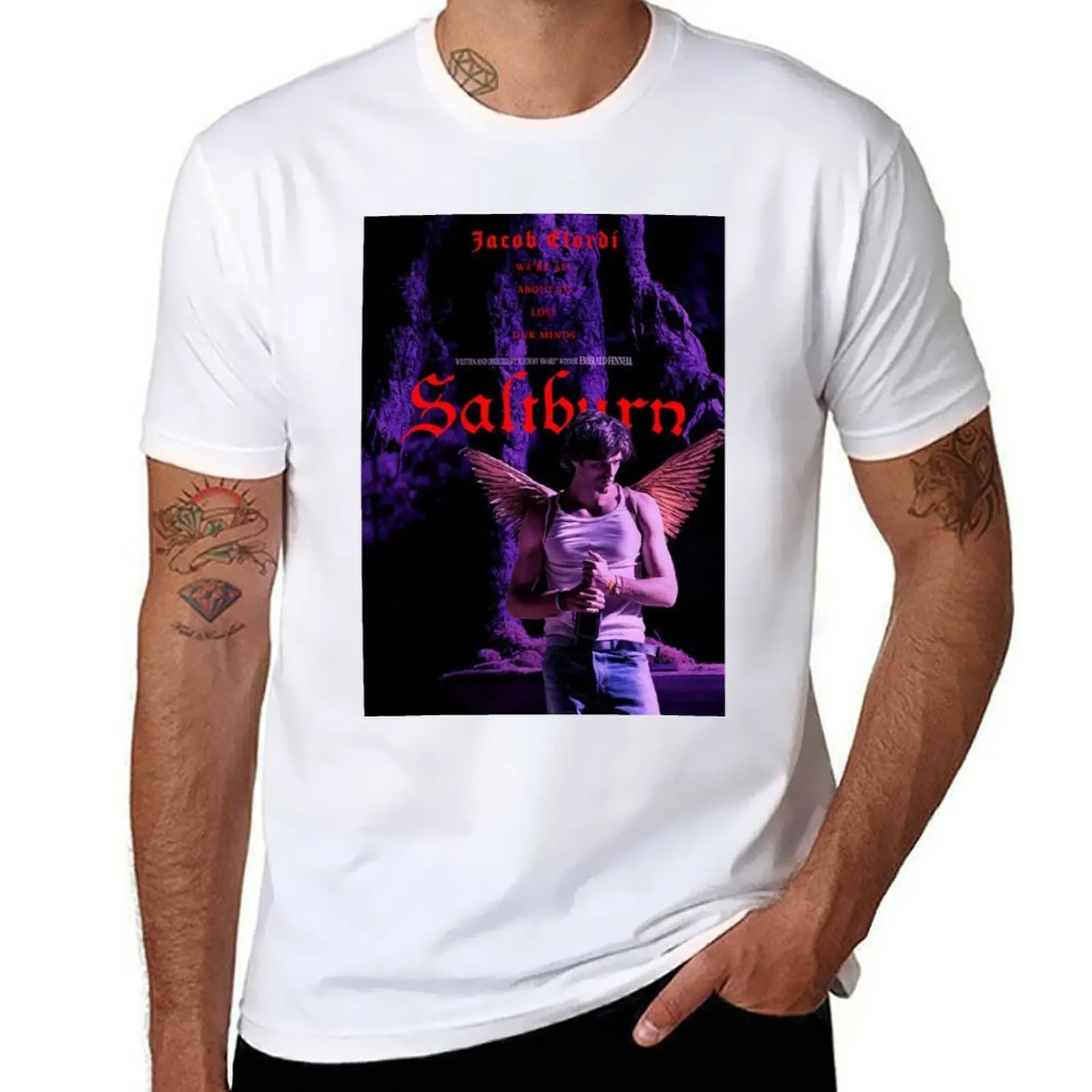 

Saltburn Poster (2023)-- Movie T-Shirt Casual Streetwear Short Sleeve Tee