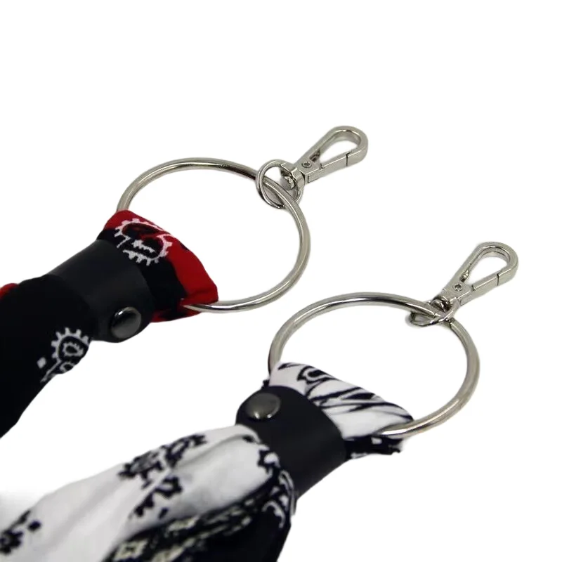 Neue Hip Hop Taille Hosen Kette Hosen Schlüsselanhänger mit Taschentuch Charme Tasche Anhänger Hip Hop Schlüsselanhänger trendige Rucksack Anhänger – Detail 5