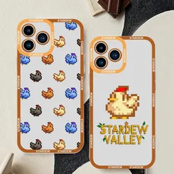 Stardew Valley Phone Case For iPhone 11 12 Mini 13 14 15Pro Max Transparent Shell