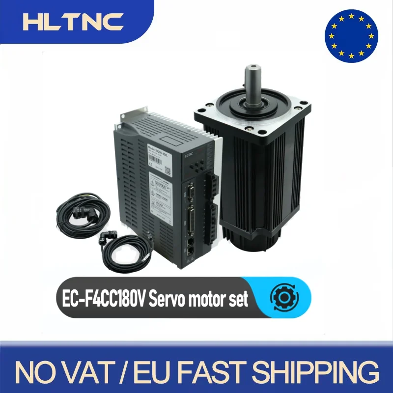 EU Shipped 110SG M06030 220V 1.8KW 6Nm 3000rpm AC Servo Motor Kit with XP200 Driver 2500PPR Encoder for CNC Engraving Machine