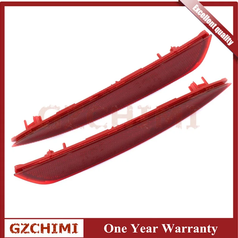 1 Pair Rear Bumper Reflector Lights Brake Warning Stop Tail Lamp Turn Light For 216-2018 KIA Optima K5 92405D4100 92406D4100