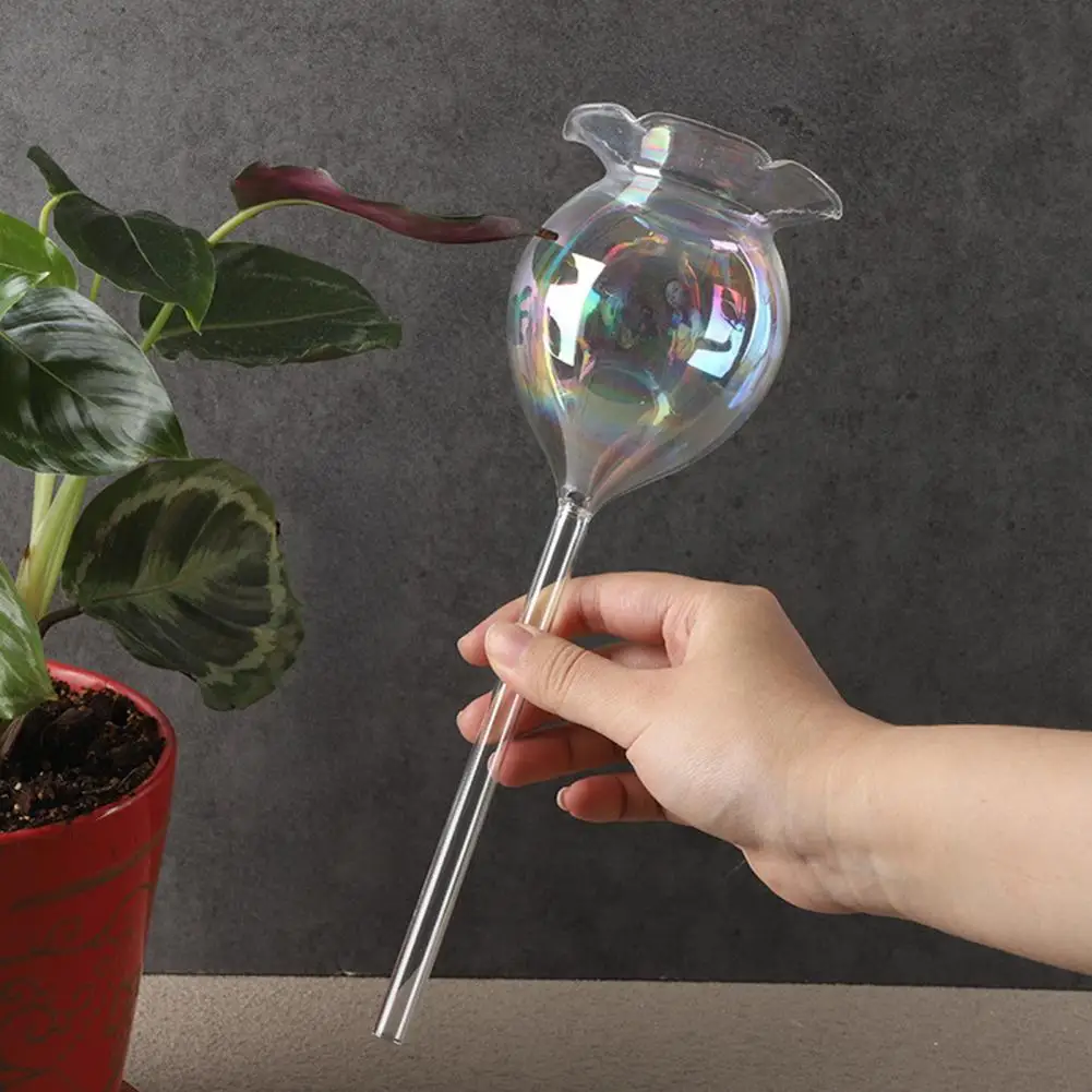 Automatic Flower Watering Bulbs High Borosilicate Glass Automatic Plant Watering Globes for Potted Plants Balcony Garden Orchids