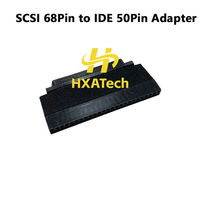 HXATech - High Quality SCSI 68pin to 50pin Hard Driver Adapter HPDB68-pin Female to IDE 50-pin Female HDD Converter