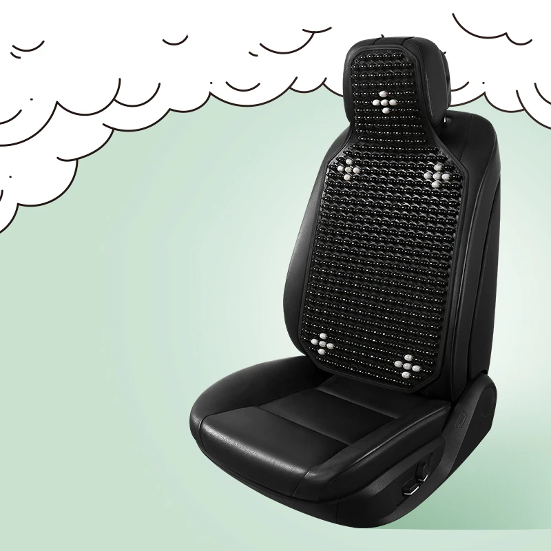 2023 New Car Resin Jade Seat Cushion with Hard, Comfortable, and Breathable Texture, Suitable for All Seasons Single Seat Backre