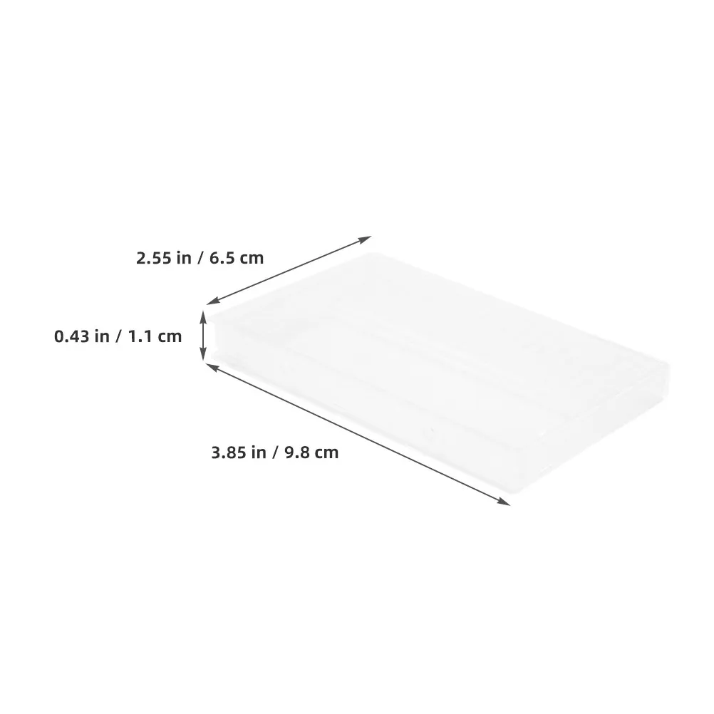 2pcs Manicure Tool Storage Box Portable Nail Drill Bits Holder With Dust Cover Grinding Display Case For Salon Home Use