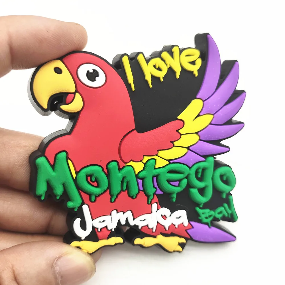 Barbados Bahamas Aruba Vanuatu Tanzania Jamaica Rubber Fridge Magnets Tourist Souvenir  Magnetic Refrigerator