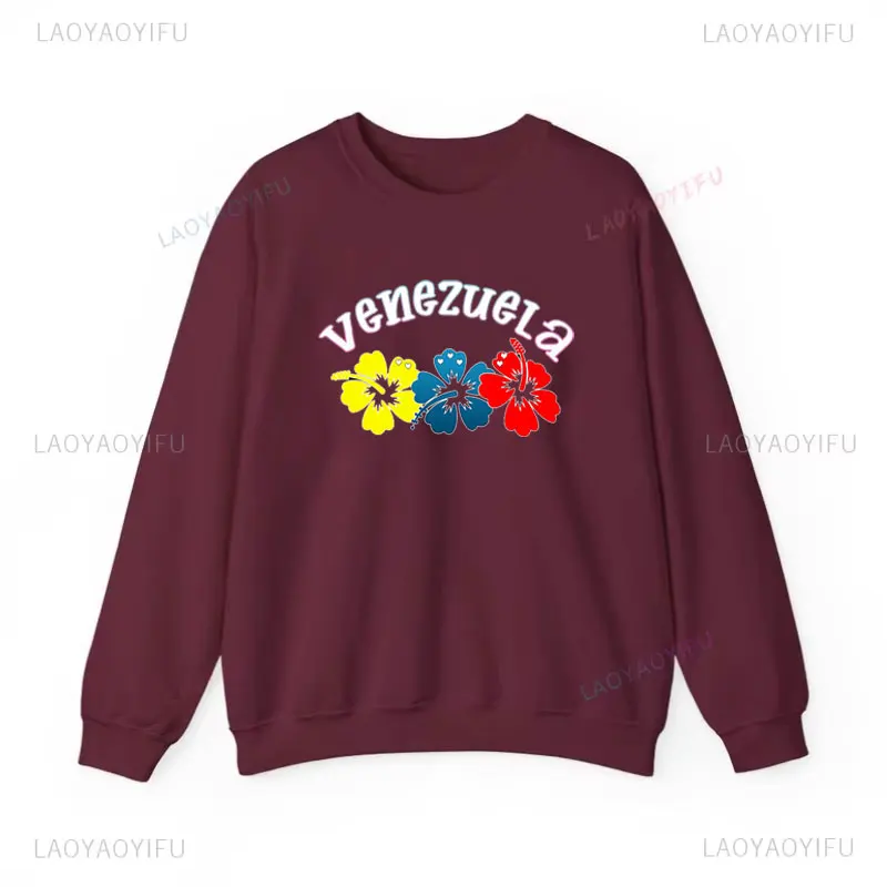 Venezuela Graphic Sweatshirt Venezuela Badge Pullovers Gift Venezuela South America South America Shirt Soft Comfortable Sweater