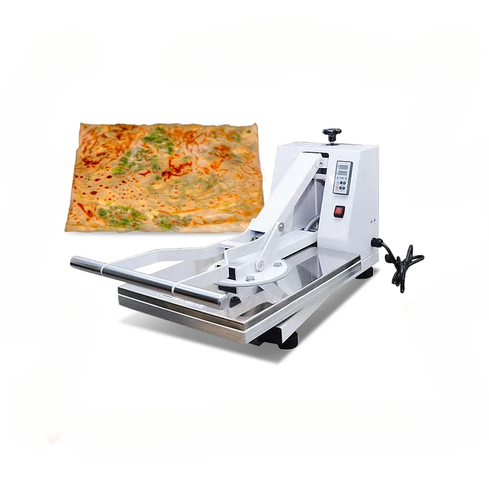 

Food Grade Double Electric Aluminum Heating Plate 220v 110v Commercial 20*16 Inch Rectangular Pizza Dough Press Flatten Machine