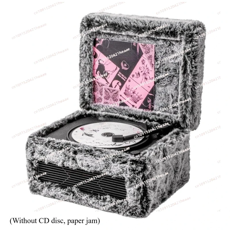 Suitable for M730 retro CD player with audio connection plush pink album CD player,