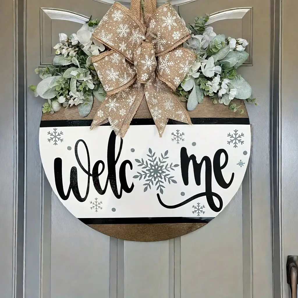 

Зимнее украшение для входной двери | Пусть это снег | Венок на входной двери снеговика | Зимний венок | Зимний дверной венок | Зимняя дверная табличка