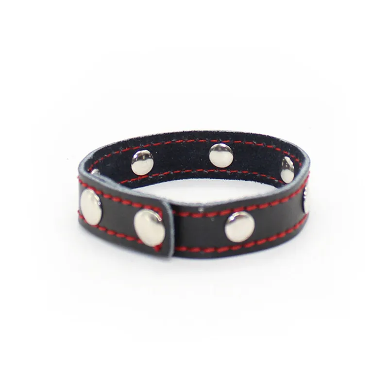 PU Belt Fasten Cock Ring Delay Ejaculation Penis Rings male Sperm Time Delay ejaculation Penis LASTING Sex Toys Products For Men