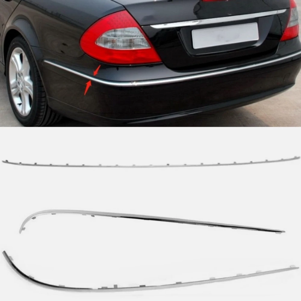 

Rear bumper chrome decorative strip A2118850221 A2118852721 A2118852821 For Mercedes Benz E-Class W211 2005-2008 E320 E350