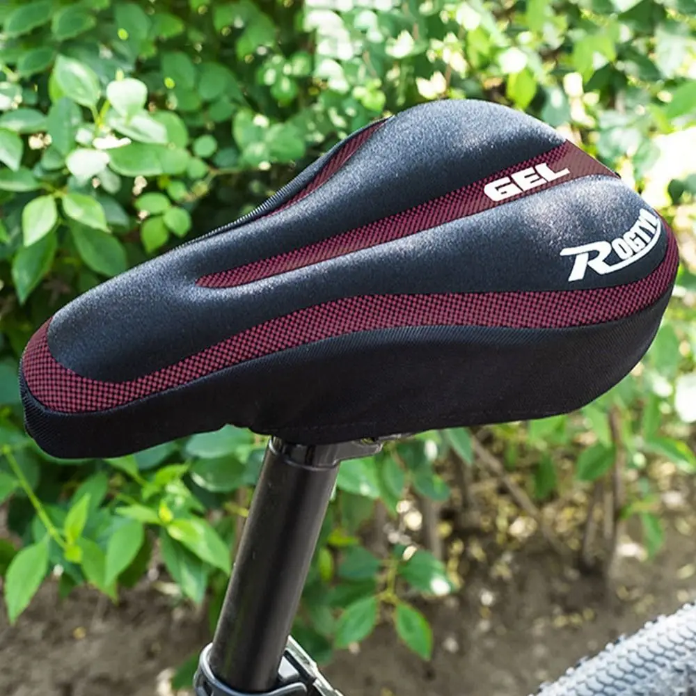 1Pc Bicycle Seat Breathable Bicycle Saddle Seat Soft Thickened Mountain Bike Bicycle Seat Cushion Cycling Gel Pad Cushion Cover