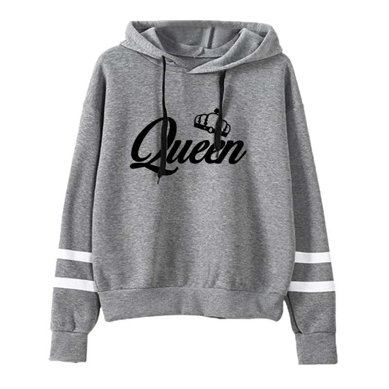 Pullovers Hoodies Hot Sale Autumn Winter Versatile Stripe Women Sweatshirts Style Fashion Casual Sports Daily Simplicity Quality