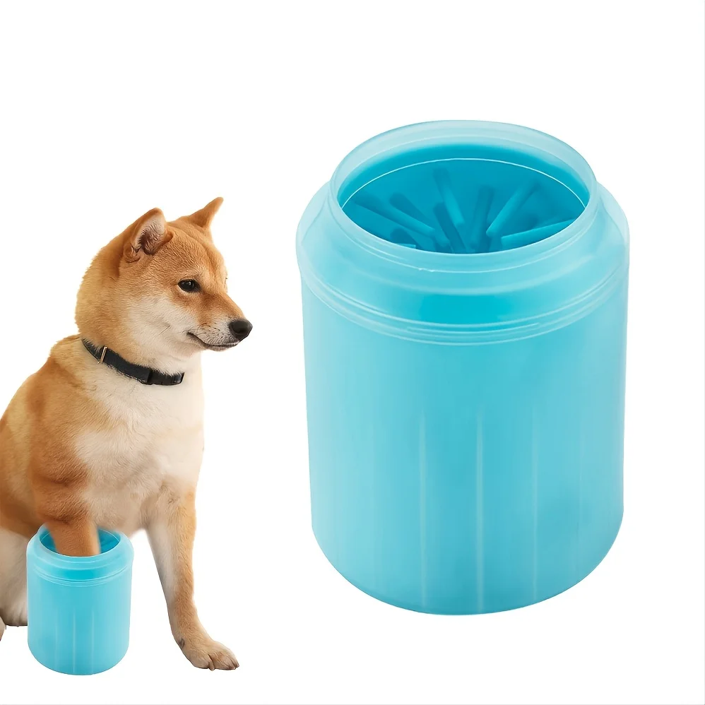 Portable Pet Foot Washing Cup Soft Silicone Paw Washing Cup for Cats Dogs Effective Pet Paw Cleaner Cup Paw Cleaning Solution