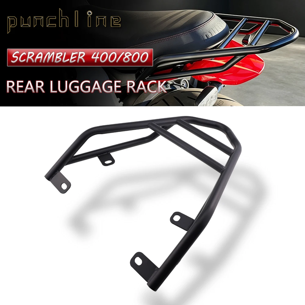 Fit For SCRAMBLER 400 SIXTY2 2016-2022 SCRAMBLER 800 2015-2022 Luggage Rack Rear Tail Rack Top Box Case Suitcase Carrier Board