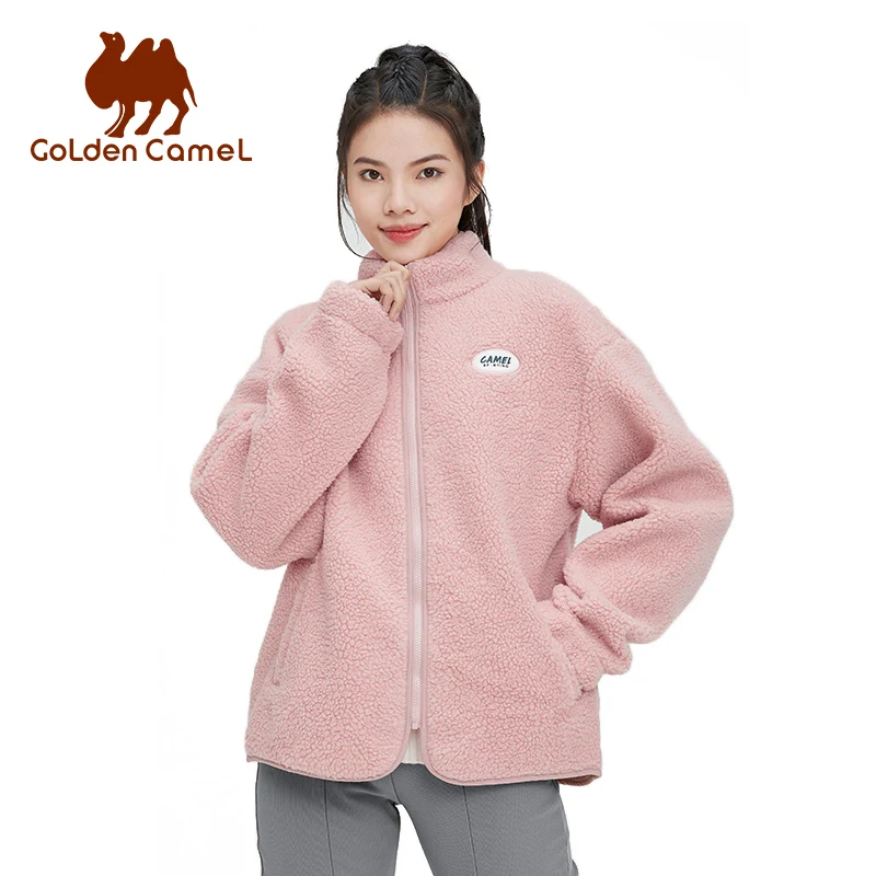 Golden Camel Women\'s Fleece Hiking Thermal Jackets Outdoor Sports Climbing Trekking Camping Windbreaker Warm Coats Lightweight