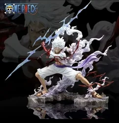 28cm ﻿Anime Luffy One Piece Figure Figurine Gear 5 Luffy Figure Statue Doll Ornament Collection PVC Model Toys Gift for Boys