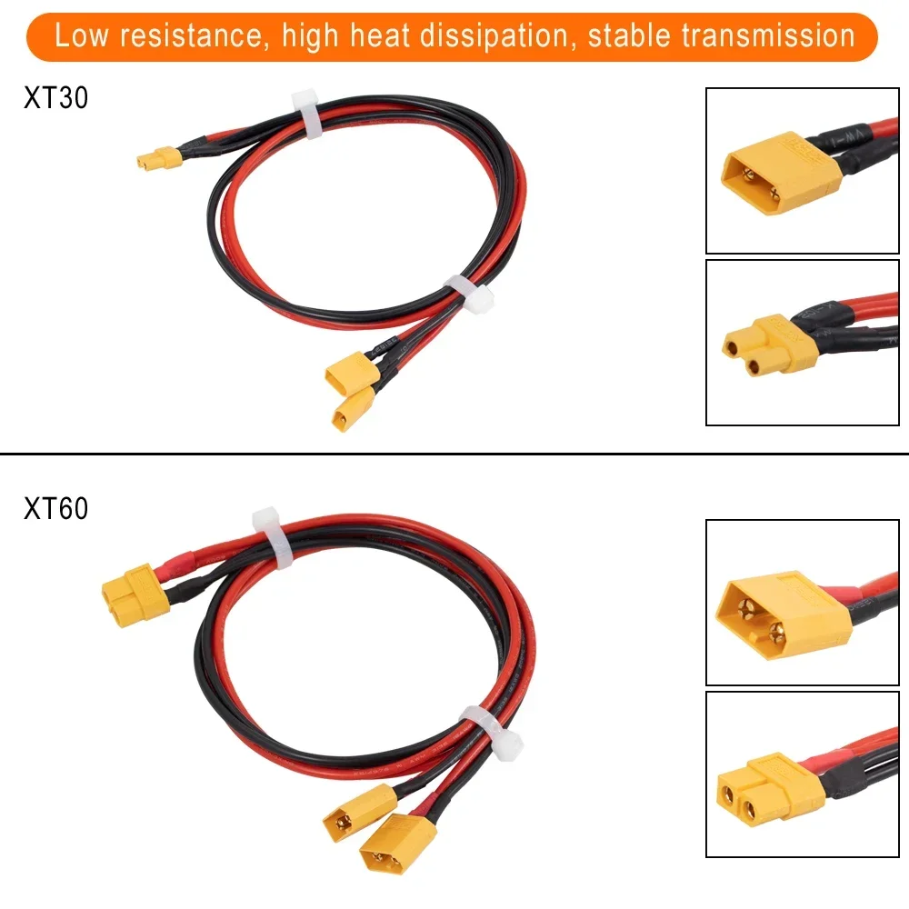 XT30 XT60 kabel elektryczny skuter zewnętrzny akumulator i wbudowany akumulator/kabel połączeniowy kontrolera do Xiaomi M365/Pro Ninebot