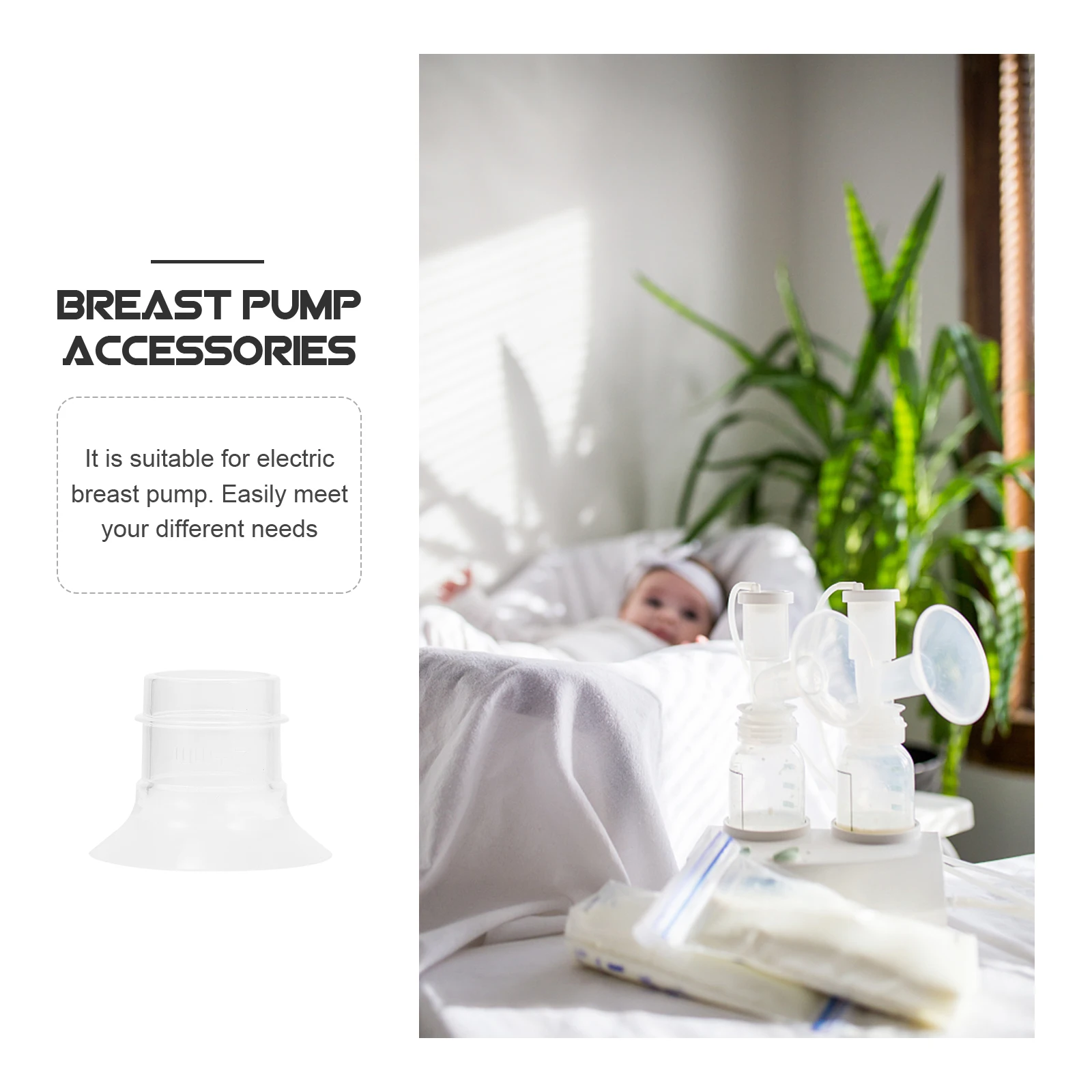 

1 шт. адаптер мундштука молокоотсоса 24 мм силиконовый разъем молокоотсоса носимые электрические аксессуары разъем молокоотсоса