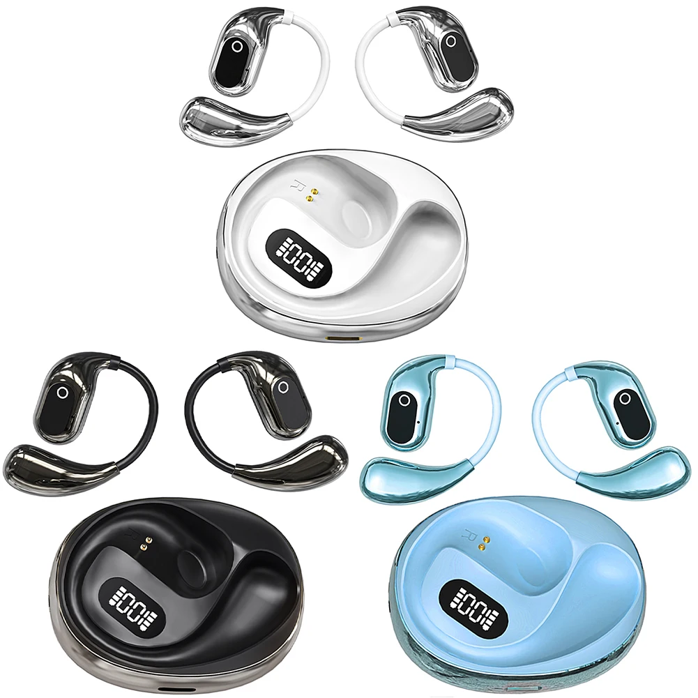 AI Intelligent Translator Earbuds 138 Languages Bluetooth-Compatible 5.3 Two-Way Voice Translator Waterproof Open Ear Headphones