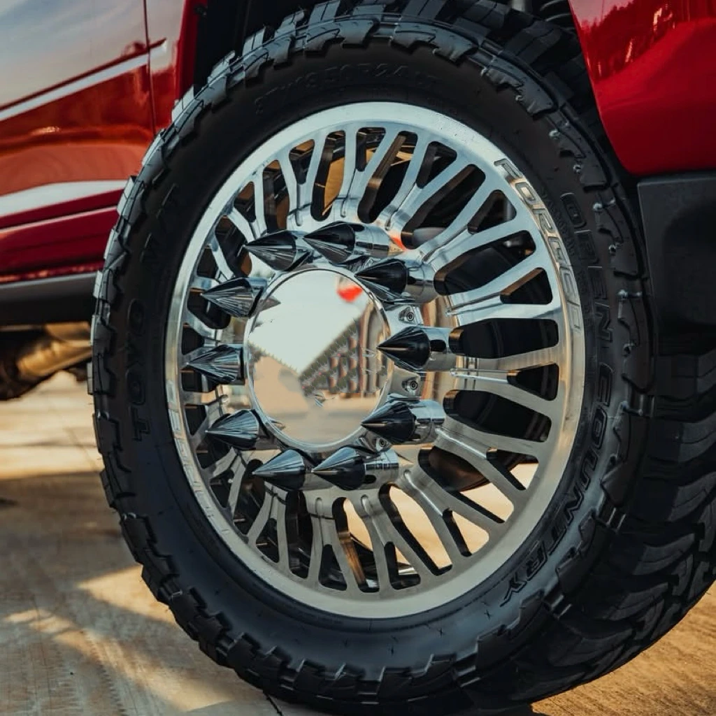LSGZL Custom Dually Wheel 22 24 26 28 30 Inch Forged Wheel for Ford F350 F450 Dordge 3500 Silverado