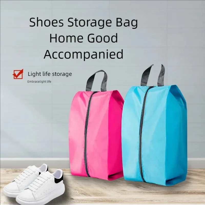 Shoe Storage Bag Waterproof And Dust-Proof Nylon Fabric With Strong Zipper Suitable For Men And Women Travel Home Storage Bag