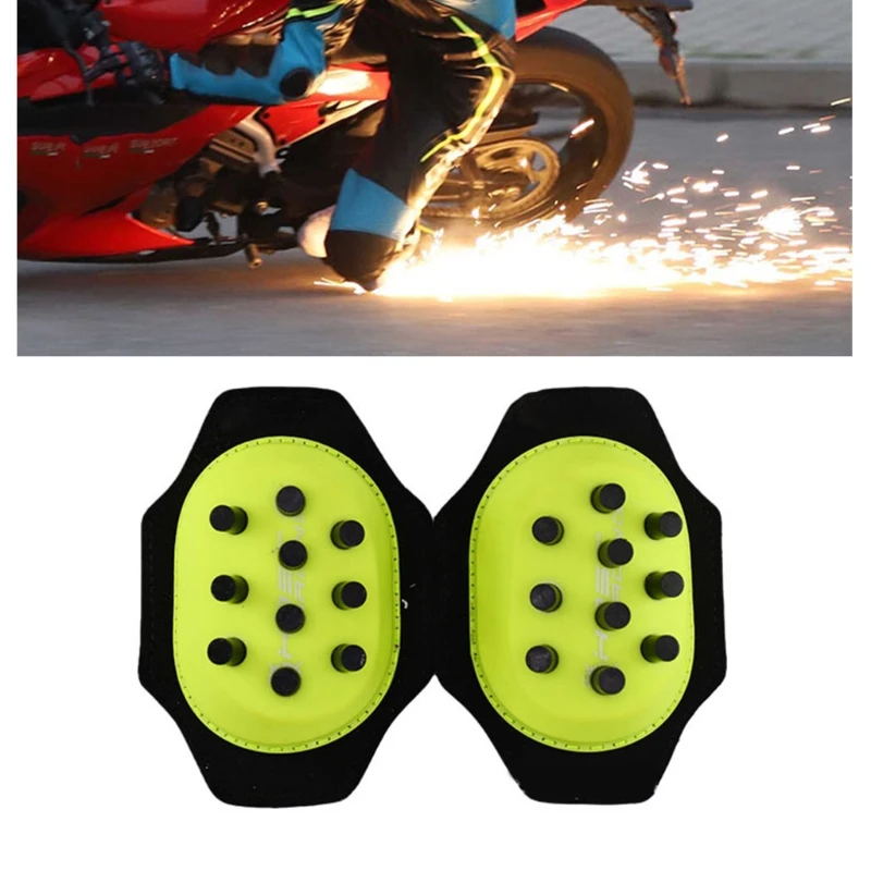 2Pcs Cycling Knee Protector Motorcycle Knee Pads Novel Slider Spark Grinding Knee Bag Bending Artifact Grinding Bag