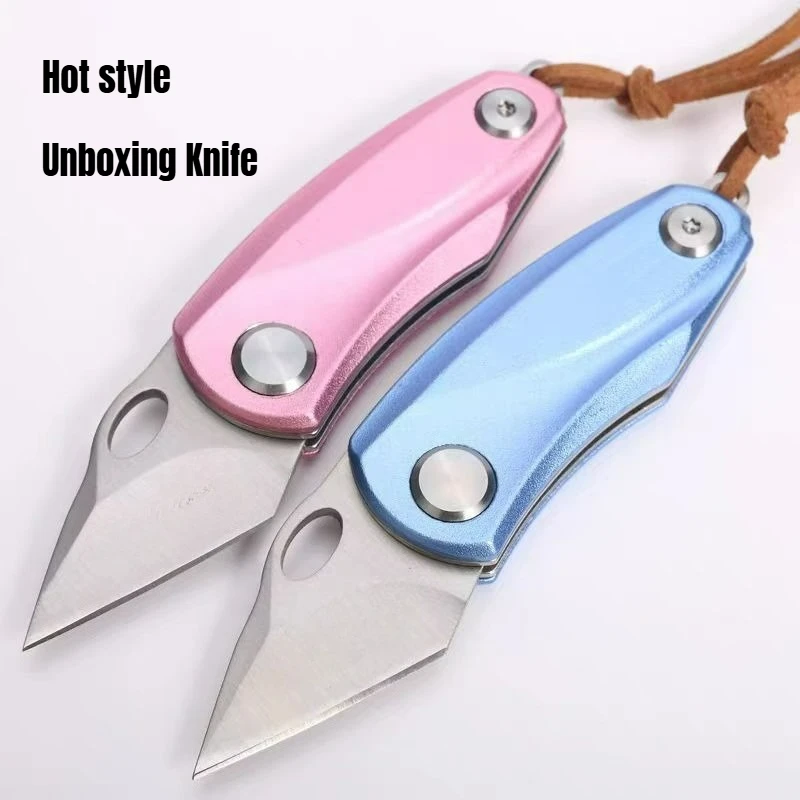 

Mini Pocket Folding Knife D2 Blade edc multitool knives utility Daily at home Unboxing outdoor bushcraft tactical keychain knife