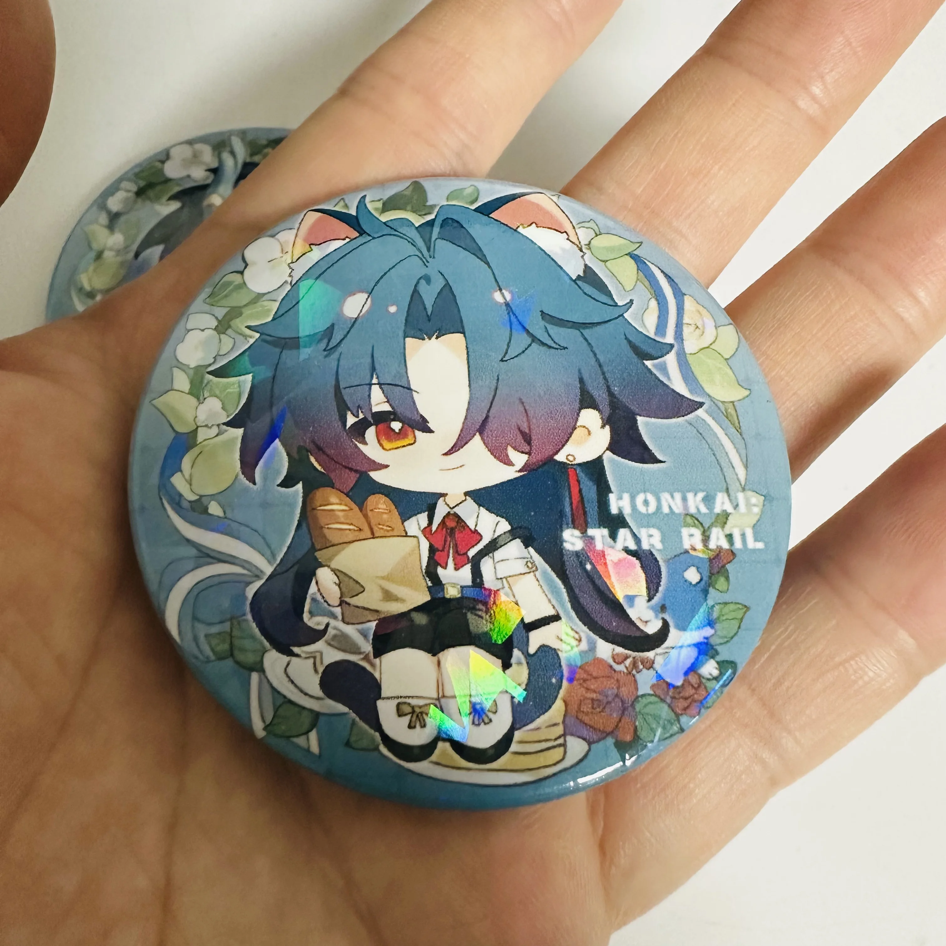 Hot Anime Honkai Star Rail Figures Imbibitor Lunae Blade Cosplay Cute Cartoon Metal Badge Kawaii Bag Pins Fans Christmas Gifts