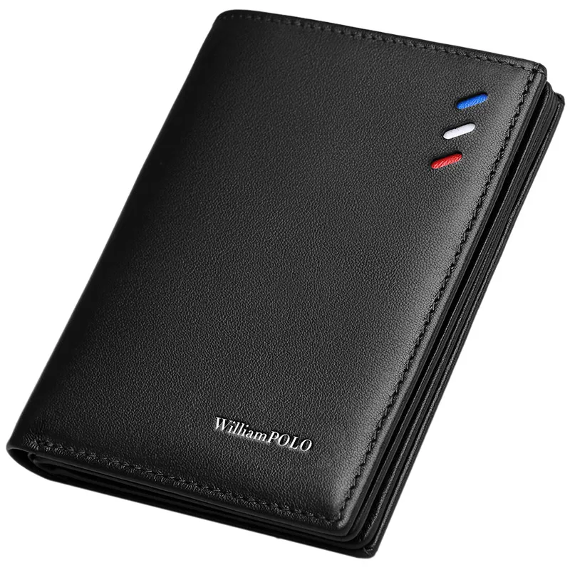 Men Wallets Leather Purse credit card Luxury Card package 2024 SEMALAYA Genuine Leather Men's Wallet New Design Men Short