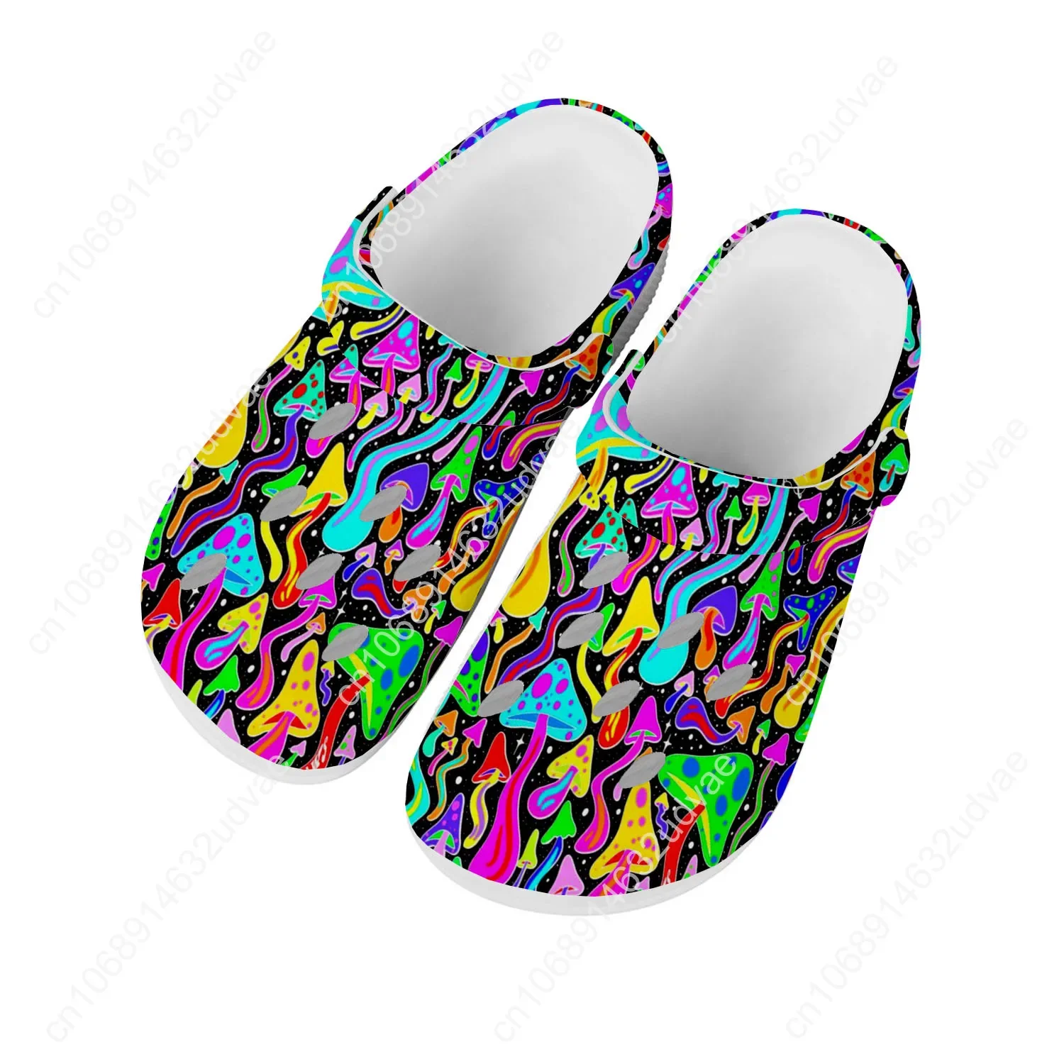 

Psychedelic Mushroom Sandals Men Women Teenager Fashion Water Shoes High Quality Garden Breathable Comfort Beach Custom Slippers