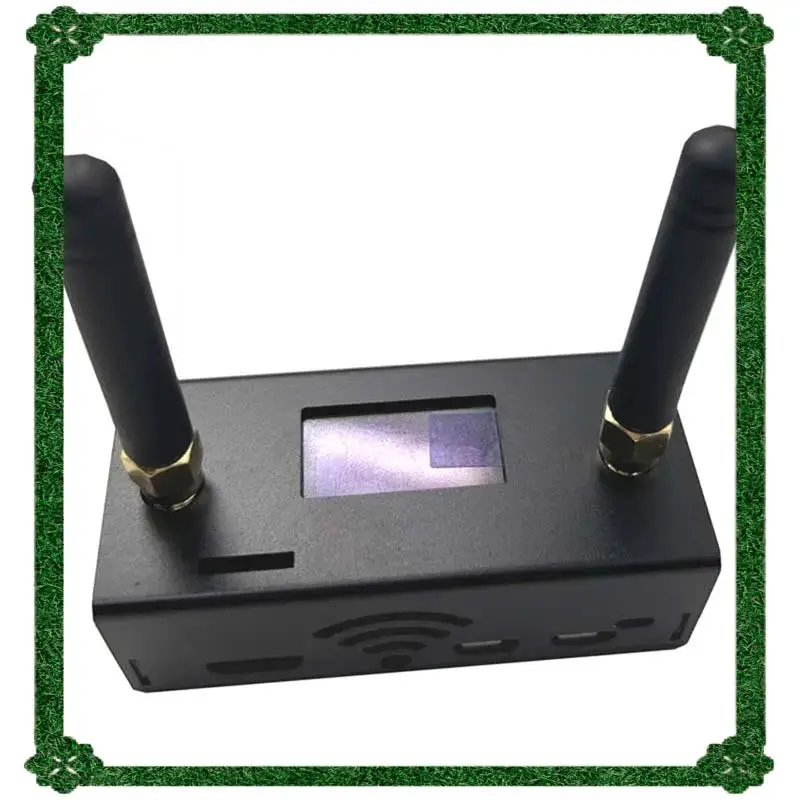 24-Stunden-Lieferung MMDVM_Hs_Dual_Hat Duplex Hotspot UHF VHF Integrierte Antenne P25 DMR YSF Unterstützung für Raspberry Pi+ OLED+ Gehäuse