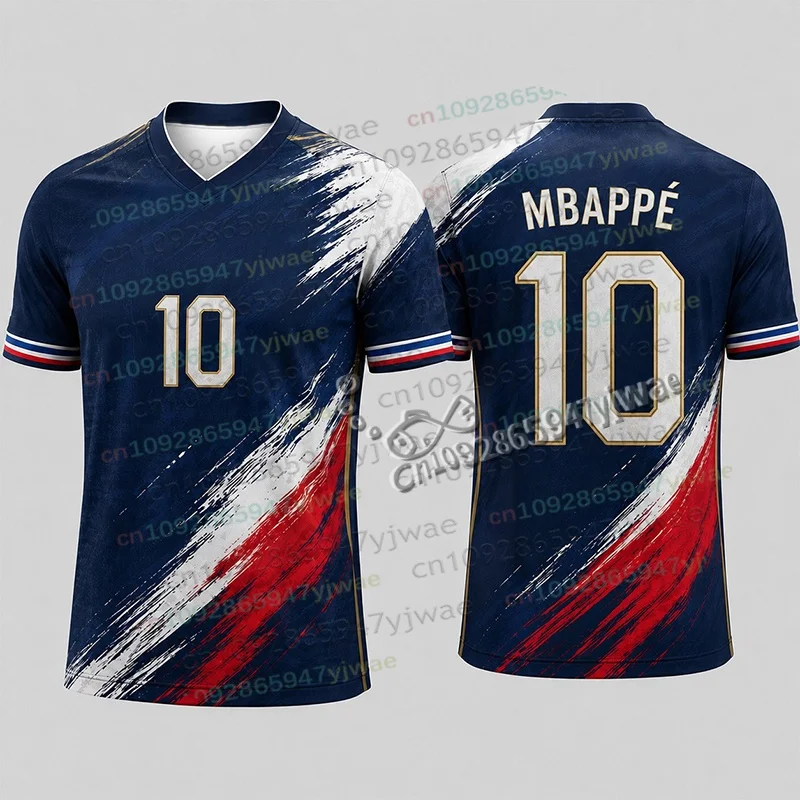 2026 New Mbappé 10 Soccer Tshirt for Men Women France Special Youth Football Jersey Summer Women Men Competition Training Tshirt
