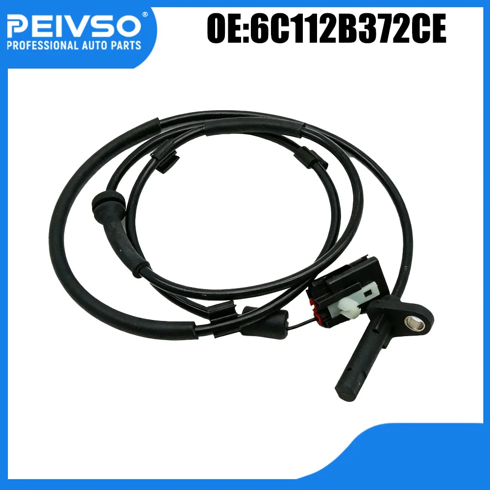 Sensor de Velocidad de Rueda ABS Trasero Izquierdo 6C112B372CE para Ford Transit 06-15, Accesorios para Auto 1371545 1383552 1385800 1785284 6C112B372CB
