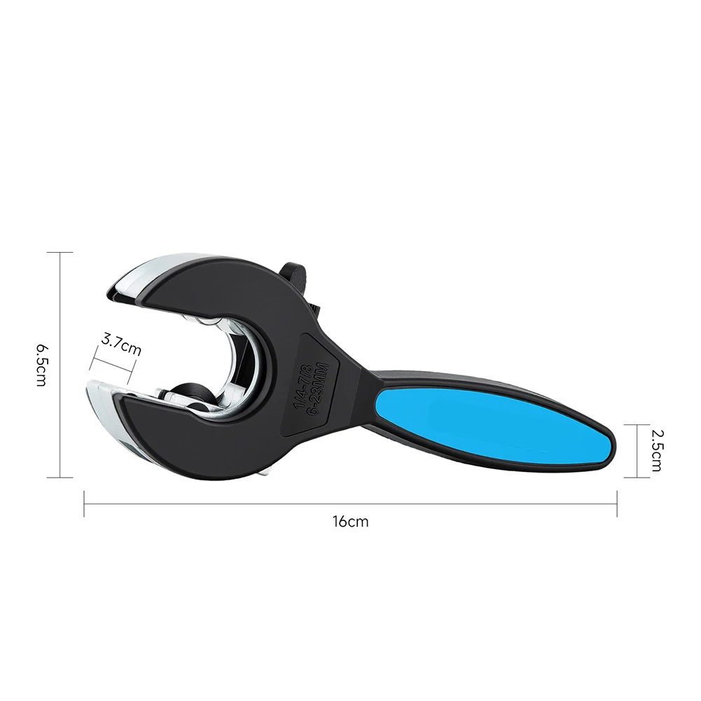 قاطع أنابيب السقاطة الدقيق لقطع أنابيب الألومنيوم والنحاس الصلب 6 23 مللي متر مع تصميم مريح للوصول إلى المساحة الحدقة