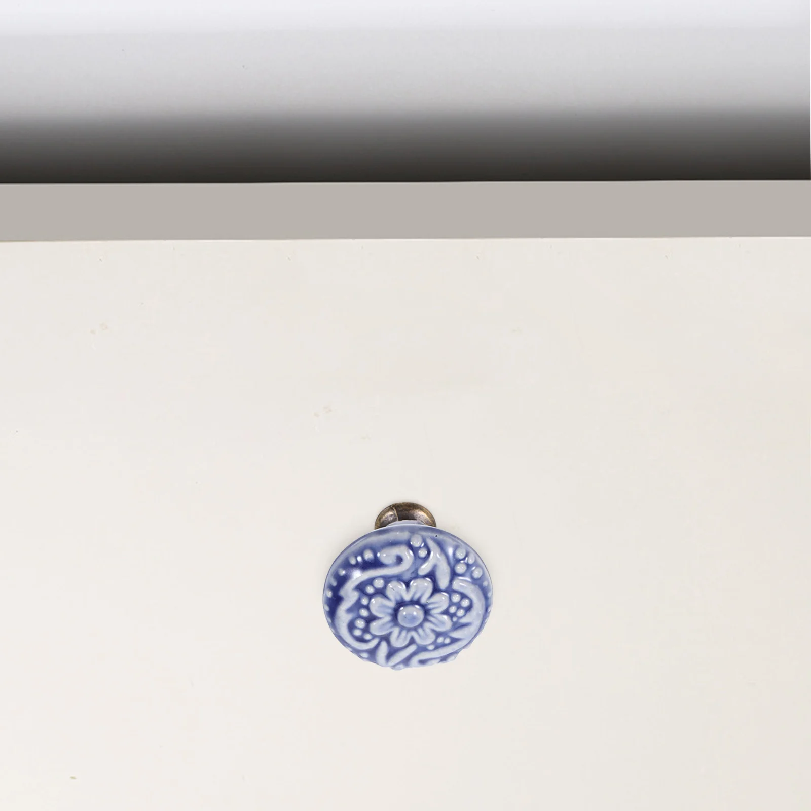 

6 Pcs Dresser Decorative Drawer Handles Closet Door Pulls Ceramic Cabinet Knobs